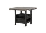 Cline Light Gray/Black Counter Height Dining Table - Ornate Home