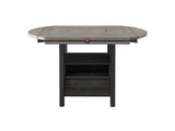 Cline Light Gray/Black Counter Height Dining Set - Ornate Home