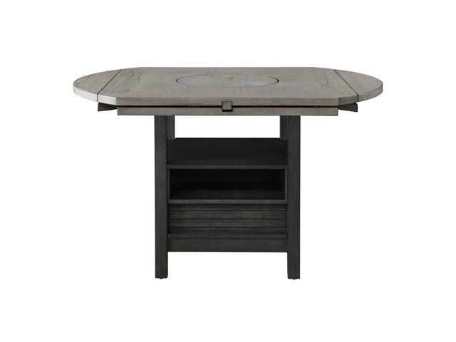Cline Light Gray/Black Counter Height Dining Set - Ornate Home