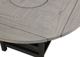 Cline Light Gray/Black Counter Height Dining Set - Ornate Home