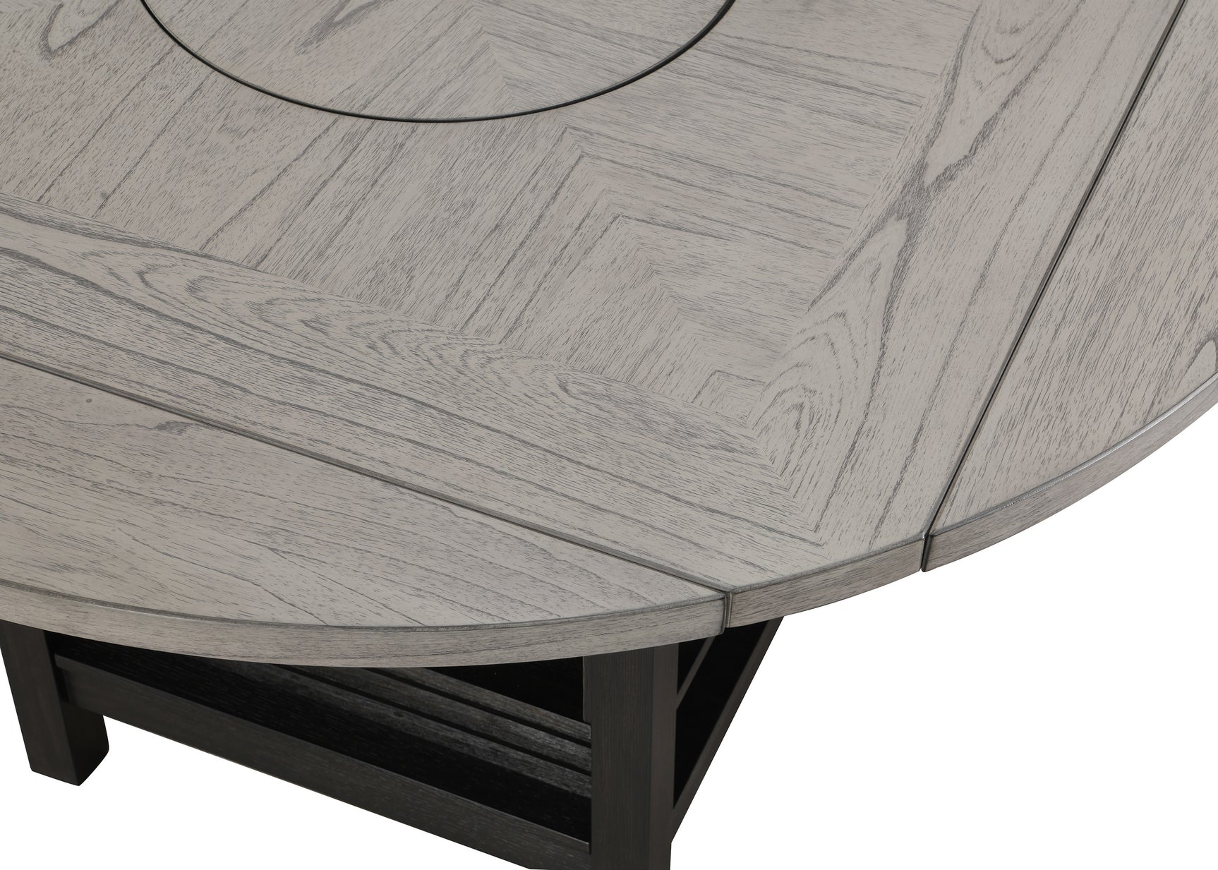 Cline Light Gray/Black Counter Height Dining Set - Ornate Home