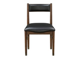 Clive Cherry/Black Side Chair (Set of 2) - Ornate Home