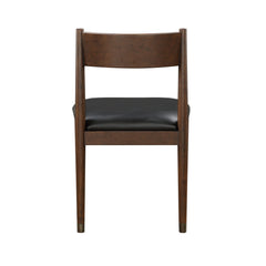 Clive Cherry/Black Side Chair (Set of 2) - Ornate Home