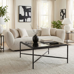 Cloe Black Coffee Table - Ornate Home