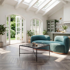 Cloe Black Coffee Table - Ornate Home