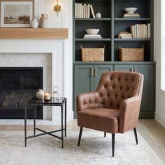 Cloe Black Side Table - Ornate Home