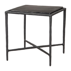 Cloe Black Side Table - Ornate Home