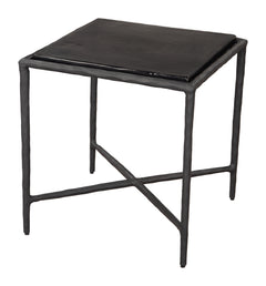 Cloe Black Side Table - Ornate Home