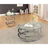 Clonmel Chrome End Table - Ornate Home