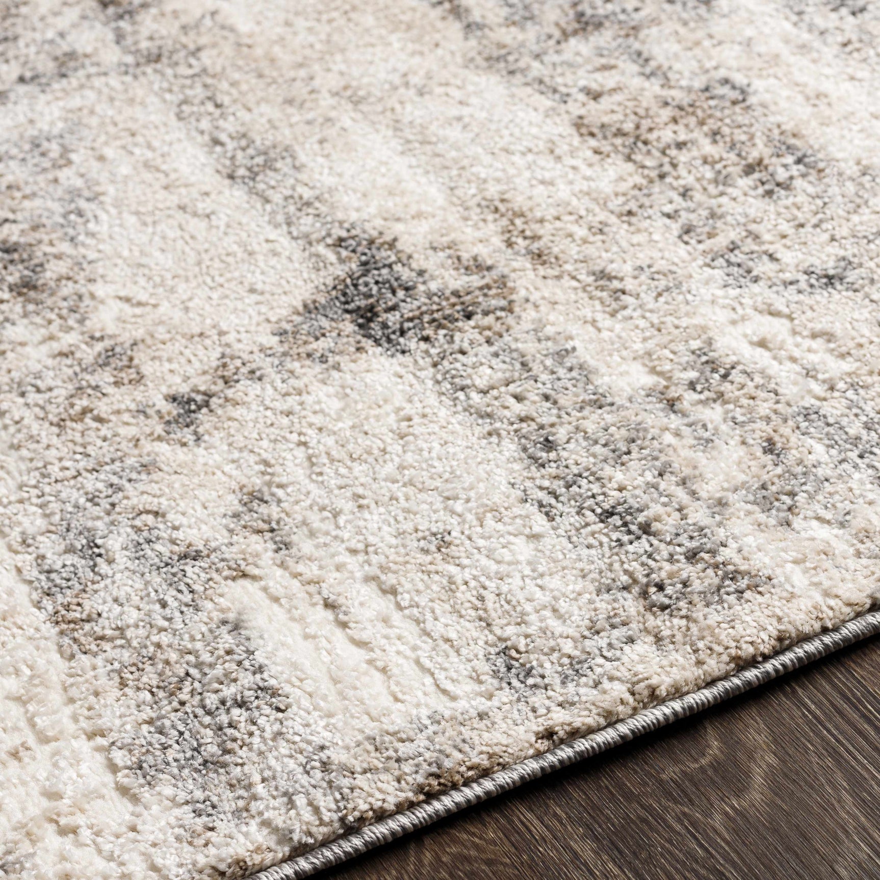 Clontarf Luxe Charcoal Area Rug - Ornate Home