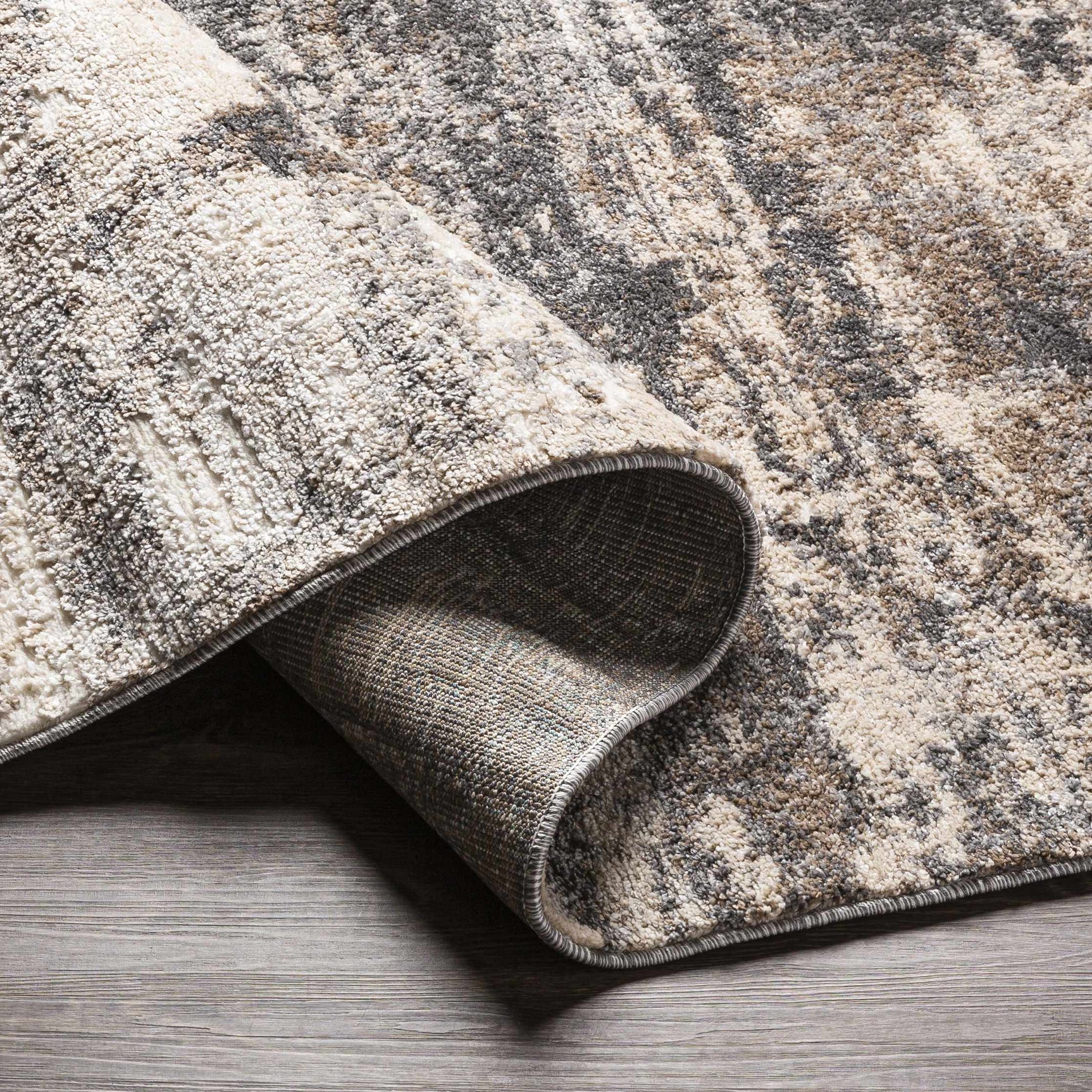 Clontarf Luxe Charcoal Area Rug - Ornate Home