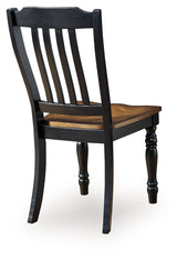 Clorazi Black/Brown Dining Chair (Set of 2) (Online Special Price) - Ornate Home