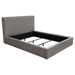 Cloud Grey Eastern King Bed - Ornate Home