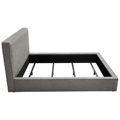 Cloud Grey Eastern King Bed - Ornate Home