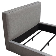 Cloud Grey Eastern King Bed - Ornate Home