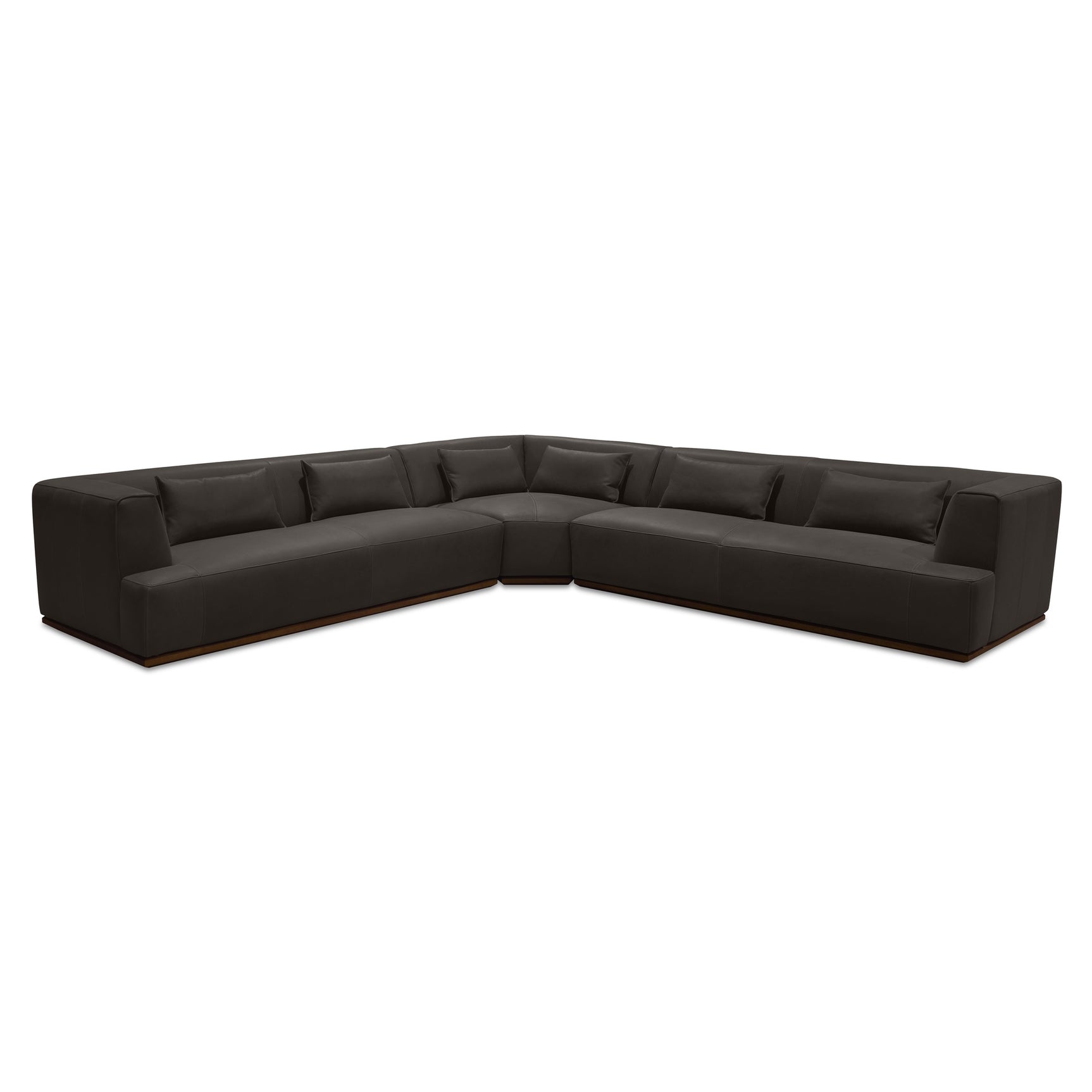 Clove Deep Brown L-Shaped Sectional - Ornate Home