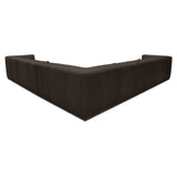 Clove Deep Brown L-Shaped Sectional - Ornate Home