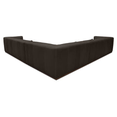Clove Deep Brown L-Shaped Sectional - Ornate Home