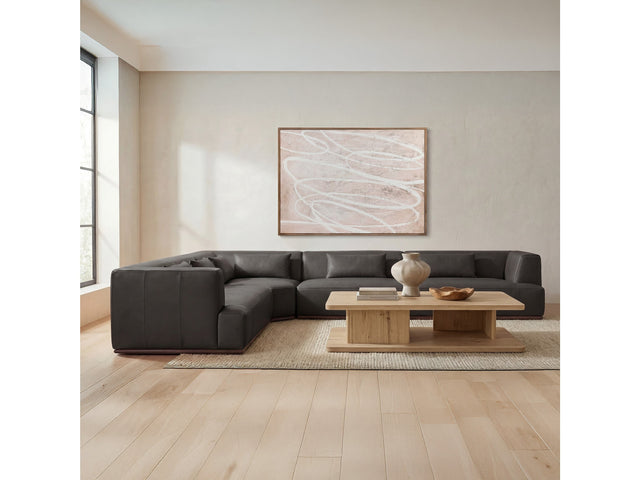 Clove Deep Brown L-Shaped Sectional - Ornate Home