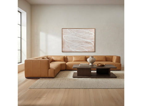Clove Tan L-Shaped Sectional - Ornate Home