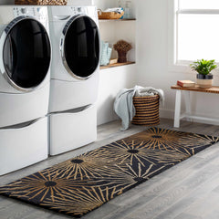 Clover Black Modern Wool Rug - Ornate Home