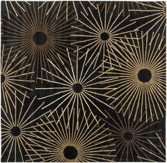 Clover Black Modern Wool Rug - Ornate Home