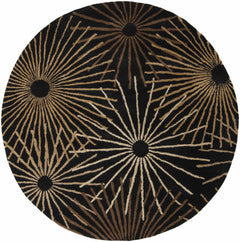 Clover Black Modern Wool Rug - Ornate Home