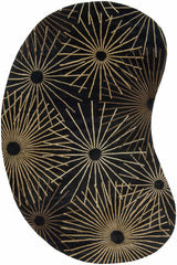 Clover Black Modern Wool Rug - Ornate Home
