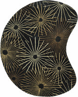 Clover Black Modern Wool Rug - Ornate Home