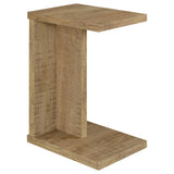 Clower Mango Engineered Wood C-Shaped Sofa Side Table - Ornate Home