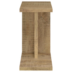 Clower Mango Engineered Wood C-Shaped Sofa Side Table - Ornate Home
