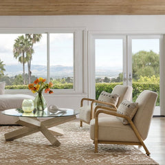 Clyde Ivory Occasional Chair - Ornate Home