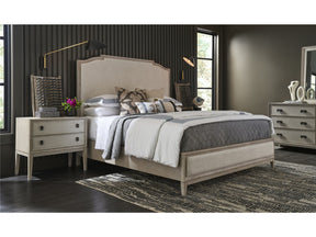 Coalesce Rolling Fog/Asbury Oyster King Panel Bed - Ornate Home