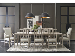 Coalesce Rolling Fog Host Chair (Set of 2) - Ornate Home