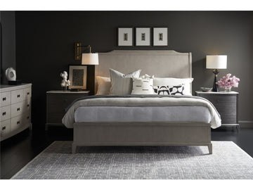 Coalesce Rolling Fog King Sleigh Platform Bed - Ornate Home