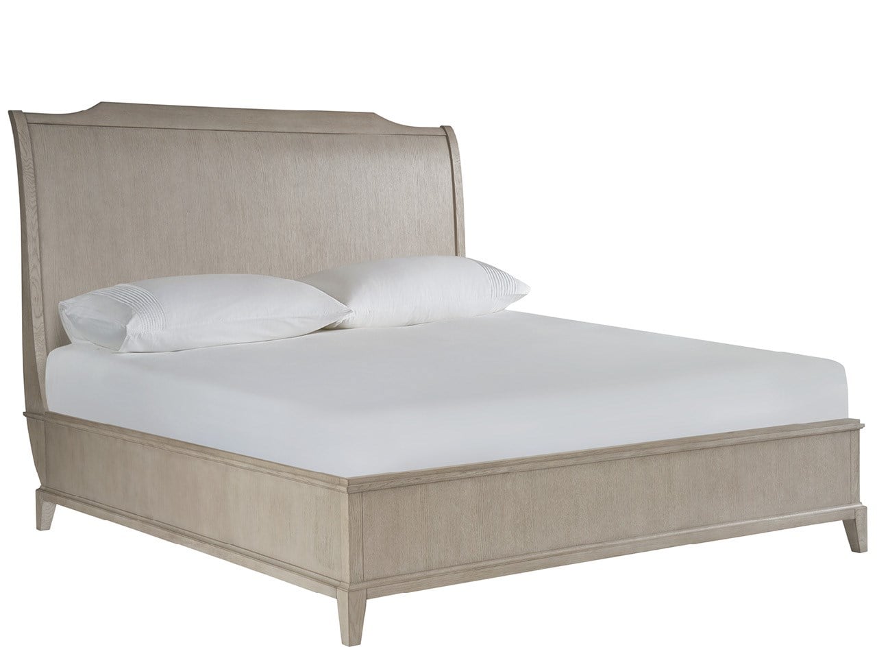 Coalesce Rolling Fog King Sleigh Platform Bed - Ornate Home