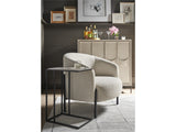Coalesce Rolling Fog Metal & Stone Drink Table - Ornate Home