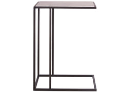 Coalesce Rolling Fog Metal & Stone Drink Table - Ornate Home