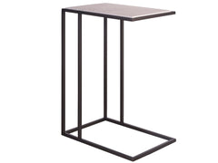 Coalesce Rolling Fog Metal & Stone Drink Table - Ornate Home