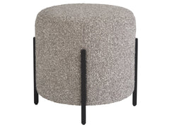 Coalesce Soft Matte Black Pouf - Ornate Home