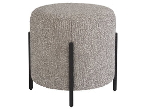 Coalesce Soft Matte Black Pouf - Ornate Home