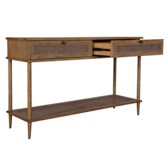 Coast Soft Oak/Natural Console Table - Ornate Home