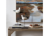 Coastal Bird White Statues - Ornate Home