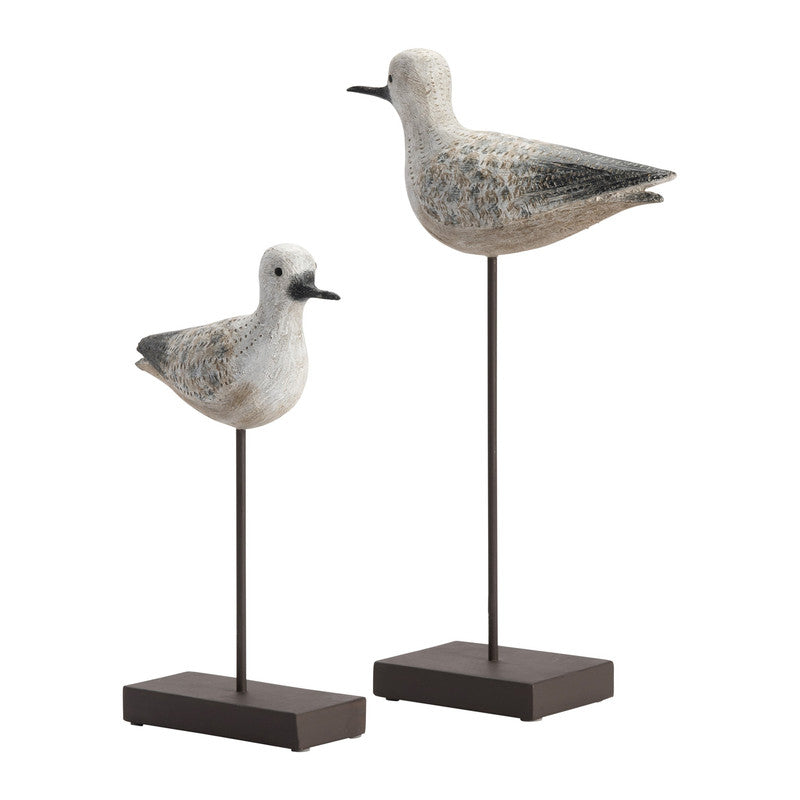 Coastal Bird White Statues - Ornate Home
