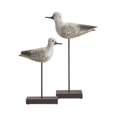 Coastal Bird White Statues - Ornate Home