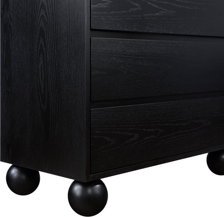 Coastline Black Wood Chest - Ornate Home