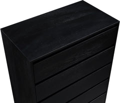 Coastline Black Wood Chest - Ornate Home
