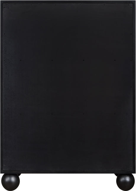 Coastline Black Wood Chest - Ornate Home