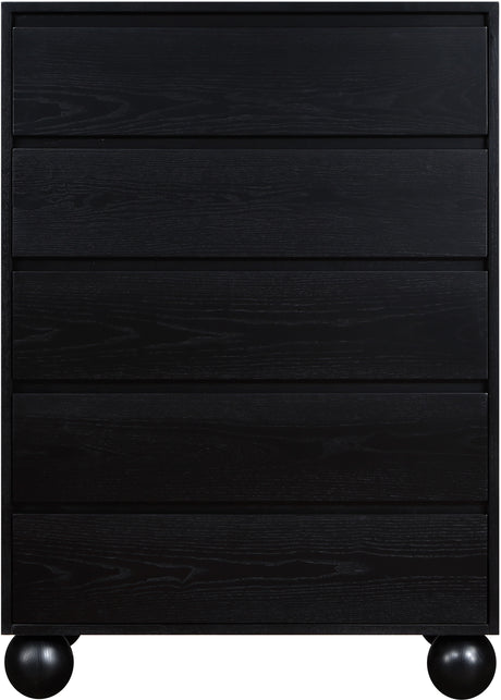 Coastline Black Wood Chest - Ornate Home