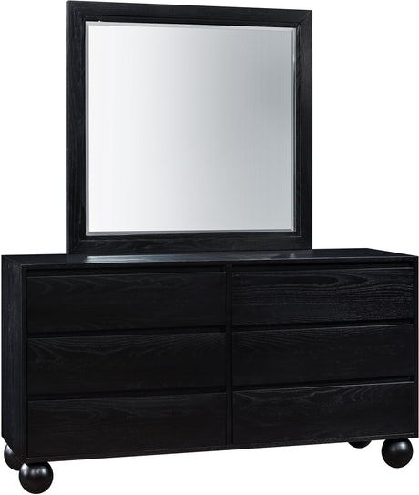 Coastline Black Wood Dresser - Ornate Home